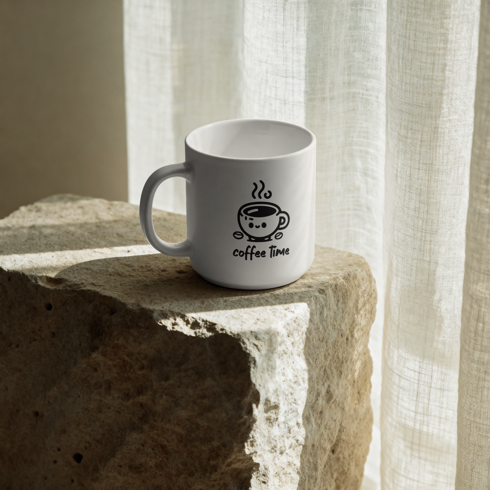 Personalised Mug , Coffee Time.